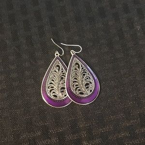 Premier Designs Lilac Earrings